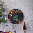 CraftVatika Christmas Decoration Items, Merry Christmas and Happy New Year Printed Wall Hanging/Door Hanging for Home and Christmas Decorations Items (10 Inches)...