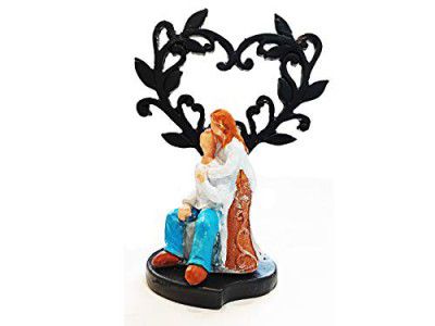 CraftVatika Resin Couple Statue, 6 x 3 x 2 inch