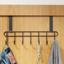Crasts Over The Door Hook Hanger, Hanging Organizer Rack Steel Door Hook Hanger Wall Hook Rack ...