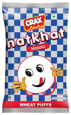 Crax Masala Natkhat Wheat Puff Crisps-82 g