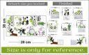 Creatick Studio 9 cm Decorative switch Board sticker size:-9cmX11cm Self Adhesive Sticker  (Pack of 1)...