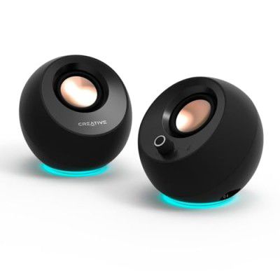 Creative Pebble Pro (Black) Minimalist 2.0 USB-C Computer Speakers 