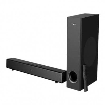 Creative Stage 360 240W Bluetooth Soundbar with Remote (Dolby Atmos, 2.1 Channel, Black)