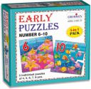 Creative's Early Puzzles Number 6 to 10 | Number 1 to 5 & Water Animals Educational 2 In1 Puzzles Game | for 3 & Up Kids...