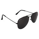 CREATURE Basic Black Aviator Uv-Protected Unisex Sunglasses(Lens-Jet-Black||Frame-Black||SUN-004)...