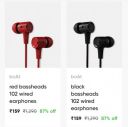 CRED Loot | boAt Bassheads 102 Wired Earphones at 87% off...