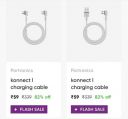 CRED Loot | Portronics Konnect Charging Cable at Rs.59...