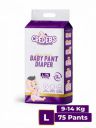 Credebs Baby Pant Diaper -L - 75 Pants...