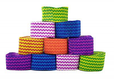 Crepe Paper Streamers, Paper Ribbons - Vibrant Colorful Streamersfor Birthday | Pack of 12 Pieces (Multicolour)