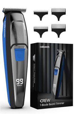Crew T-Blade Beard Trimmer for Men Rechargeable