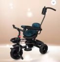 CREW4 Tricycles and Cycles for Kids Cycle for Baby with Parental Control for kids. R1 GREEN BLACK WHEEL SC2 TRICYCLE Tricycle  (Black)...