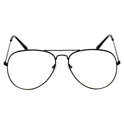 Criba Gradient Butterfly Unisex Sunglasses - (aviator black Frame_CRLK|40|White Color Lens)