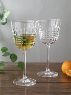 CRISTAL DARQUES RENDEZ-Vous STEMMED Glass 35 CL Set of 2