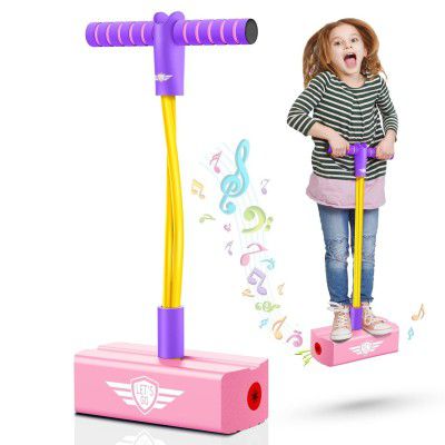 CRIYALE Kids Pogo Jumper Fun and Safe Pogo Stick for Ages 3 and up Holds up to 250lbs - Multicolor