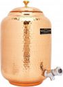 Crockery Wala And Company 4 Litre Hammered Copper Water Dispenser (Matka) Leak Proof Container Pot with 100% Pure Copper and Ayurvedic Health Benefits (4000 ml)...