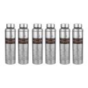 Crockery Wala And Company 1100 ml Stainless Steel Water Bottle Pack of 6...
