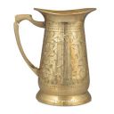 Crockery Wala And Company Brass Jug Brass Royal Mughlai Design Jug Brass Dinnerware Serveware Jug Pitcher Jar...