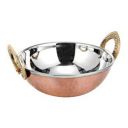 CROCKERY WALA AND COMPANY Copper Karhai, 700ml (Copper)...