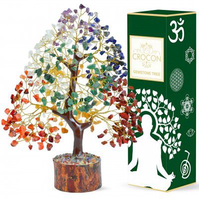 Crocon Seven Chakra Tree of Life for Positive Energy 