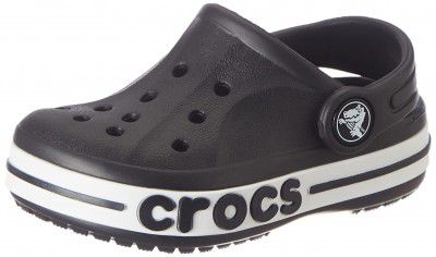 Crocs Bayaband Black Clog-(207018-001)-6 Kids UK (C6)