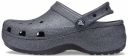 crocs ClassicPlatformGlitterIIClog W Blk Black Clog-8 UK Women (W10) (207770-001)...