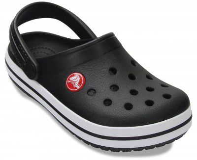 Crocs Kids Black Crocband Clog 207006-001-C11