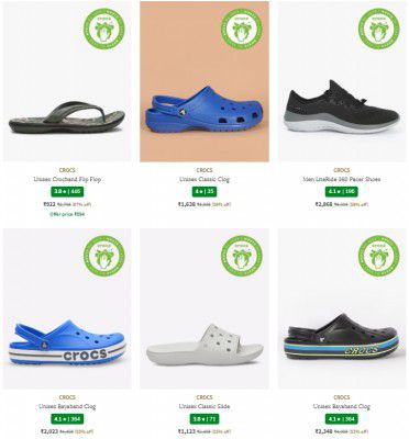 CROCS Men's Footwear Upto 69% Off