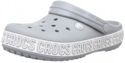 crocs Unisex-Child Light Grey/White Clogs-6 Kids UK (C6) (205992-00J_2)