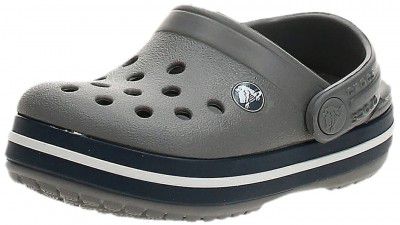 Crocs Unisex Kids Crocband Clog 207005-05H Smoke/Navy C4