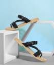 CROCS Women Casual Sandal  (Black , 2)...