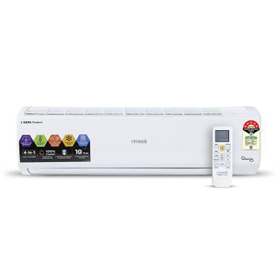 Croma 1 Ton 5 Star Inverter Split AC (2022 Model) (CRLAIN0125T0256)