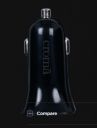 Croma 12 Watts 2 USB Ports Car Charging Adapter (Overcharging Protection, CRST12WCHA281201, Black)...