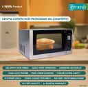 Croma 30 Litres Convection Microwave Oven (Barbeque Function, CRAM0192, Silver)...