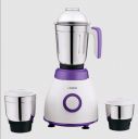 Croma 500 Watts 3 Jars Mixer Grinder (Rust Resistant, CRAK4184, White and Purple)...