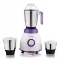 Croma 500W Mixer Grinder with 3 Stainless Steel Leak-proof Jars 3 speed & Pulse function (CRAK4184 White & Purple)...