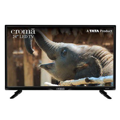 Croma (24 Inches) HD Ready LED TV CRELE3101SBT24 (Black) (2021 Model)