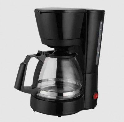 Croma 600 Watt 5 Cups Manual Black Coffee Maker
