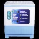 Croma 7.5 kg Semi Automatic Top Loading Washing Machine (CRAW2223, White)...