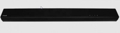 Croma 80W Bluetooth Soundbar with Remote (Surround Sound, 2.1 Channel, Black)