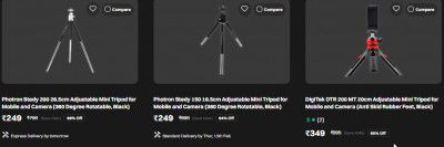 Croma Loot : Best Mini Tripods starts @ ₹249