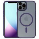 Croma Polycarbonate & TPU Matte Back Case for Apple iPhone 14 (Apple Compatible, Purple)...