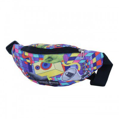 Croma Sunburn Edition Cloth Sling Bag (Adjustable Strap, CRSTWBRSBA216902, Multicolor)