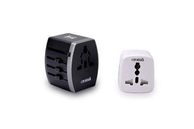 Croma Universal USB and Type-C Adapter (CREP0148, Black)