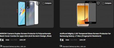 Croma Loot : Up to 100% OFF - Screen Protector For Mobile | Starts At Rs.4