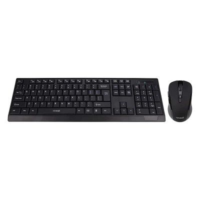 Croma Wireless Keyboard and Mouse Combo, 2.4 GHz Wireless (CRXM5104)
