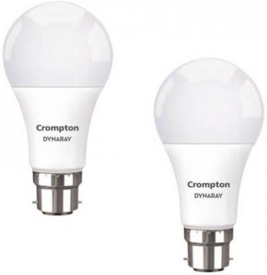 Crompton 12 W Standard B22 LED Bulb  (White, Pack of 2)