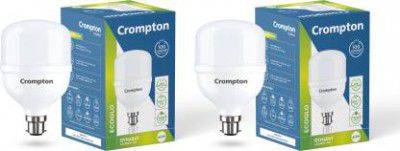 Crompton 40 W Standard B22 LED Bulb (White, Pack of 2)