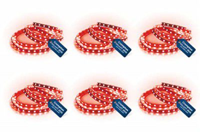Crompton 5 Meter Strip Light Red 300 LEDs (Pack of 6) (Without Driver)