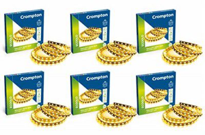 Crompton 5 Meter Strip Light Warm White 300 LEDs (Pack of 6) (Without Driver)