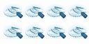 Crompton 5 Meter Strip Light Cool Day Light 300 LEDs ( Pack of 8 ) (Without Driver)...